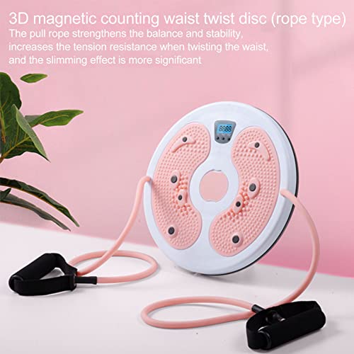 Twist Waist Balance Board, Fitness Twist Disc met touw voor Waist en Hip Oefeningen Multifunctionele Twister Body Massage Boards 3