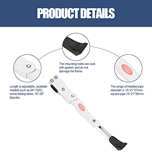 Fietsvoethouder, verstelbare fietsvoet voor middenmontage, Fietsstand