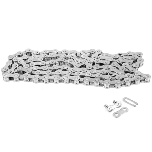 Mountainbikeketen, Roestvrijstalen Raceketen 104 Schakels, Geschikt voor Verschillende Fietsen