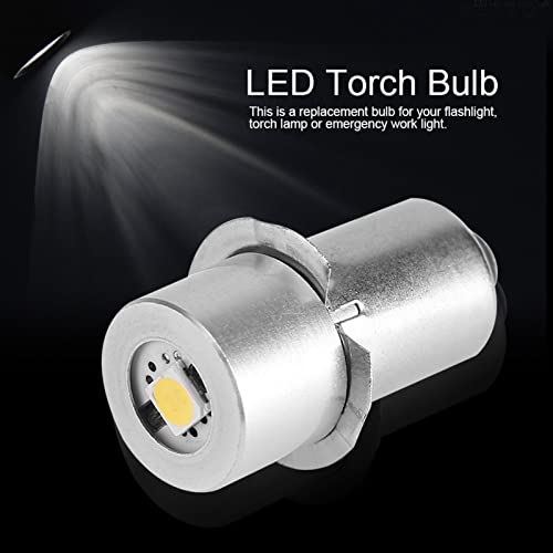 LED zaklamp LED-verlichting vervangende LED-lamp voor zaklampen 1st P13.5S 1W LED zaklamp zaklamp energielamp werk lichtbol (4.5V) 4