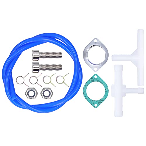 Blow Valve Aluminium Billet Turbo Drain Valve 2.5" Flange Pipe, TypeRS Universal SDDBOVGRSBL FPG250 (Blue) 4