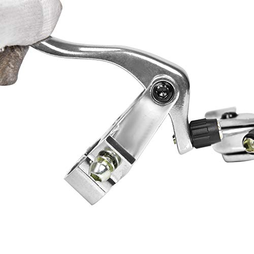 Fietsremmen, 1 Paar Fiets Remsleef, schijfremstang Level 24mm Lichtgewicht voor Mountain Bike Enkele snelheden Vaste Gear Custom Toepassingen Wegfiets(Zilver) 4