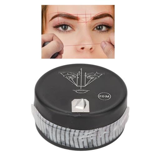 65.6 Voeten Pre-Inked Eyebrow Mapping Wire, Microblader Tag Cord, Make-up Microblader Tag Wire, Professional for Beauty Salon (White) 5