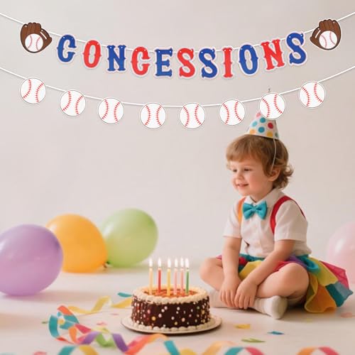 Baseball Banners, voorgemonteerde Baseball Party Concession Boards Sport Thema Partij Decoraties Baby Douches Concessie Banners Verjaardag Party Decoraties 5