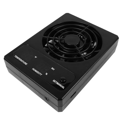 Reptiel Vivarium Koeler, Reptiel Temperatuur en Vochtigheid Meter, Automatische Ventilatie Ventilatie Ventilatie Ventilator Controle voor Rainforest Terrarium Vivarium Reptielen 3