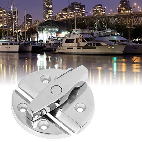 Boot Twist Latch, Rotary Knob Catch Latch Round Boat Twist Latch Mirror Finish Marine Grade Roestvrij staal Marine Twist Latch Marine Hardware Accessoires