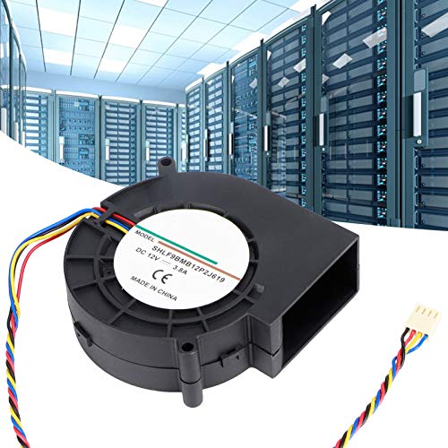 Blower, 12V 3.8A 190CFM 45,6W 7500RPM Centrifuge Blower Dubbele Ball Bearing Air Blower Ventilator BBQ Accessoire
