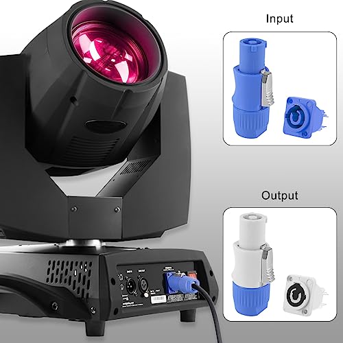 voor Powercon Connector 3 Pin Man Panel Mount Female voor Neutrik Power Cable, AC 250V 20A Plug Jack Adapter voor Stage Light LED Screen Audio Equipment, 8st 3