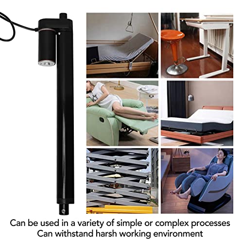 Elektrische lineaire actuator, 1000N lineaire actuatorslag, montagebeugel 300mm, voor massagestoel (alleen actuator) Lineaire bewegende delen 5