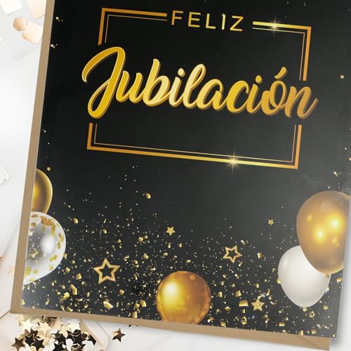 Feliz Jubileón Wenskaarten met enveloppe voor pensioen 3