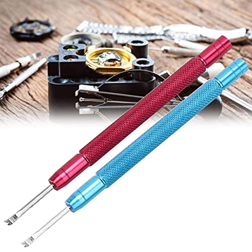 Valentijnsdag PresentWatch Handen Removal Tool, Professionele gereedschappen Waterdicht tillen Verwijderen 2 stuks horloge naaldlever, (rood + blauw) voor Wacth Reparatie horlogemakers