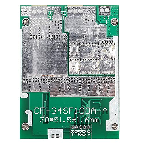 LiFePO4 Batterijbeschermingsbord, 4S 100A 12V Lithium ijzerfosfaat LFP Bescherming van de batterij met saldo 5