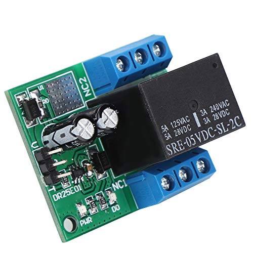 Signaalrelais Modulebord Dubbele Gooi Zelf Vergrendelen Bistable Relay Board Input Spanning 5V Versie DC 24V 12V Optioneel voor Car Computers Accessoires(DC5V)