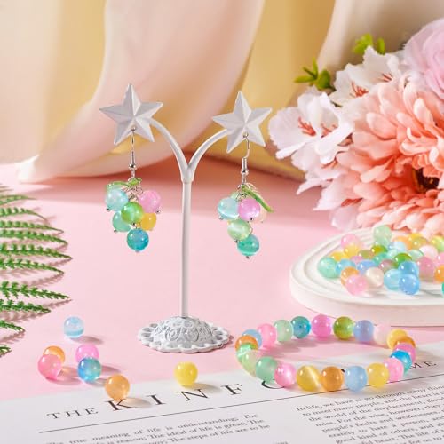 60 st Natuurlijke Selenite kralen 8.5mm Rond Spacer Kralen 12 Kleuren Midden Geborsteld Selenite kralen voor DIY armband ketting oorbellen sieraden maken