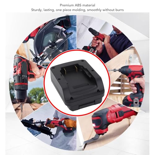 Adapter voor ABS Batterij Converter Power Tool Adapter met Gesp voor Gereedschap SKIL 20V DCB180 DCB200 DCB Series 18V 20V, ABS Materiaal 4