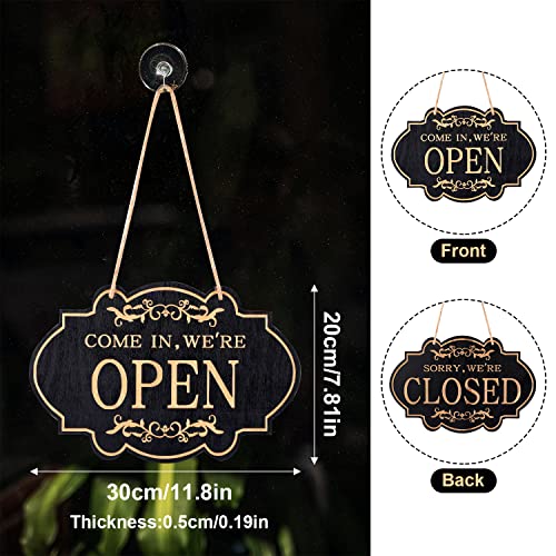 Open gesloten plaat, 30x20cm Double Sided Reversible Kom binnen We zijn open en sorry dat we zijn gesloten Sign Shopping Open gesloten teken voor zakelijke deur Restaurant Club Coffee Hotel