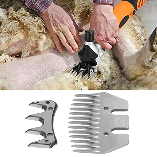 13 Tanden Schapenschaar Vervanging Messen, Professionele Carbide Clipper Messen voor paarden Paarden Geiten Pony Rundvee 3