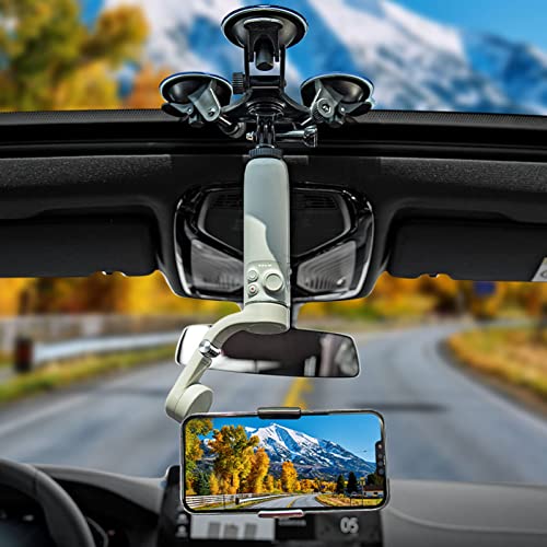 Tripod Zuigbeker Triple Cup DSLR Camera Professional Car Mount voor actiecamera's en mobiele telefoons 5