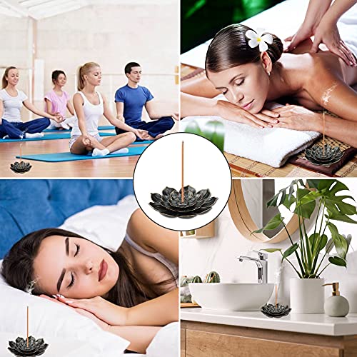 2pcs Incense Stick Houders, Lotus Stick Incense Holder 6 Holes Incense Holder Incense Burner Incense Incense Burner Incense Burner Fragrance Sticks for Yoga Theehuis 5