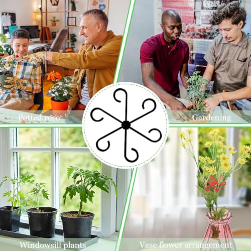 24 st Plant Stam Ondersteuning Verstelbare Planten Ondersteuning Planten Ondersteuning voor Binnen Planten Klimmen Indoor Planten Fixatie Klemmen Herbruikbare Plant Trellis Hook voor klimplanten (3 4