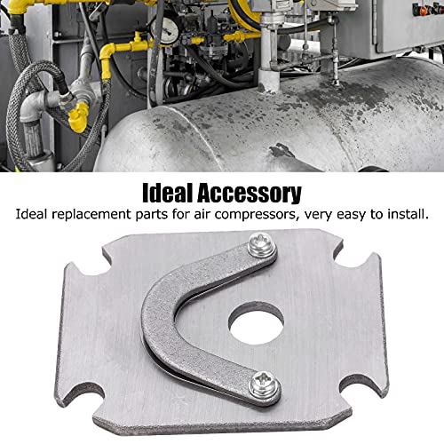 Cast Iron Sheet, Air Compressor Valve Plate, Cast Iron Valve Plate, 1Pc Cast Iron Metal Part Accessoire Vervangingsset 3/8in 48x72mm 1P 2.5P 3P 4P