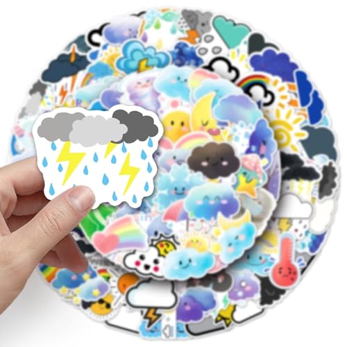 100 stuks Tick Stickers voor tieners Volwassenen Kawaii Sun Waterproof Vinyl Sticker Set Auto Motorfiets Fiets Skateboard Snowboard Bagage Laptop Koffer Helm Motorfiets Computer