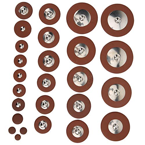 26st Sax Pad, Multi Maat Sax Lederen Pads Vervangingsset voor Alto Saxofoon