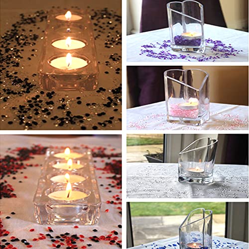 Acryl Diamond Crystals, 4 mm Glitter Scatter Decoratie Sparkling Decoratieve stenen voor DIY Tafel Decoratie Bruiloft Doop Doop Verloving Valentijnsdag 1000 stuks zwart 5