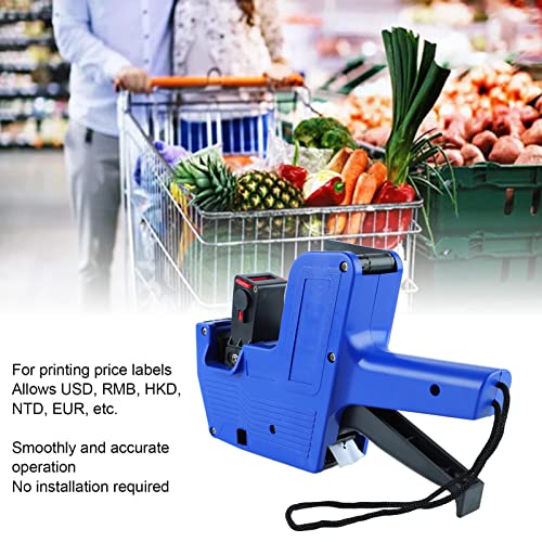 8 digits Price Label Maker, Herbruikbare prijs Numeriek Tag Maker met 3 Rolls Label Paper & 3 inkt Wiel voor Office, Retail Shop 3