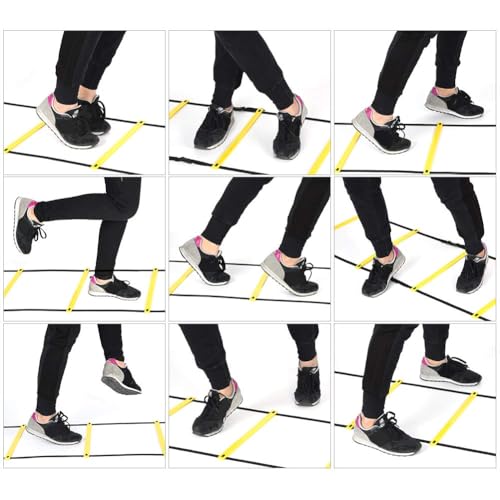 Snelheid Behendigheid Ladder Kit Behendigheid Ladder Training Set kegels Training Ladder snelheid Behendigheid Ladder Set Behendigheid Training Ladder Kit voor Home Gym 4