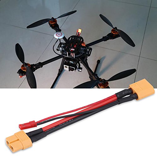 2Scs XT60 Vrouw tot 14 AWG XT60 Man & 22 AWG JST Man Connector Adapter Kabel RC Accessoire