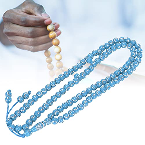 99 Moslim kralen gebed kralen armband Hars Unisex Mala ketting Boeddhist Stretch armband Rozenkrans Aanbidding Levert accessoire religieuze rozenkrans Decor (4#) 3
