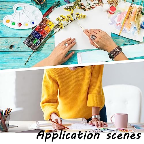 Heldere Acryl Artist Leaning Bridge, 44 cm Lengte, Transparante, Scheerbrug voor Stable Hand Schilderen, Tekenen en Schetsen, voor Frames Minder dan 40 cm 5