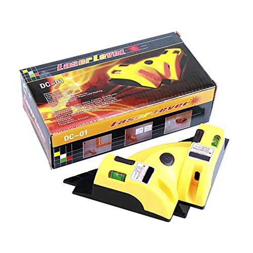 Floor Laser Level Tool, rechterhoek 90 graden, tegellaser met perpendicular Lasers voor vloerinstallatie