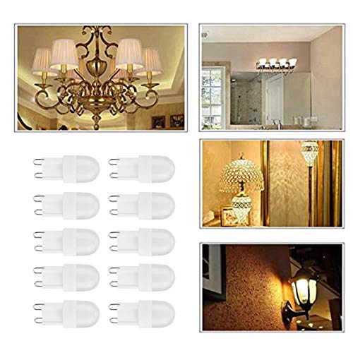 LED Bulb, 10 PCS 1.5W G9 basis LED Bollen Kleine Bi-Pin basislamp voor Chandelier Binnenverlichting 230V 3