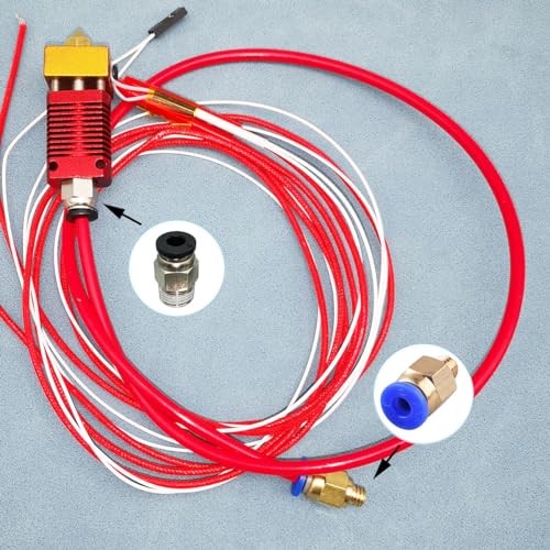 Supply Tube, Red PTFE Teflon Slang (8m, 2mm ID x 4mm Buitendiameter) + Blue PTFE slang Cutter for Creality Ender 3/Pro Ender 5 CR-10/10S 1.75 MILITAIRE 3D Printer 5