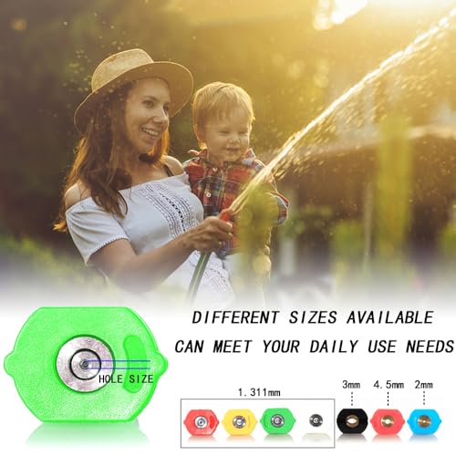 7 Stuks Druk Wasmachine Spray Head Tips, Quick Release Druk Nozzle Tips 1/4 Inch Jet Wash Nozzle Multiple Degree Connection Druk Washer Tips voor Car Garden Reiniging 3