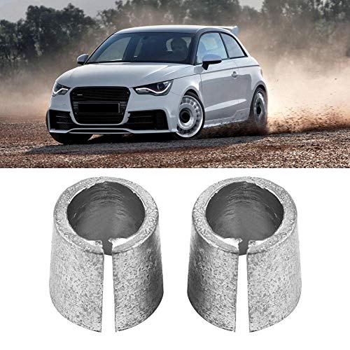 Auto Batterij Anodes Kathode Mouwen, 1 Paar Batterij Clamp Converter Pole Adapter, Metaal Materiaal Zilver Batterij Mouwen 5