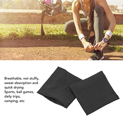 Zweetband voor pols, zacht, 2 stuks, ademend, gemakkelijk te reinigen, koelarmband voor camping 3