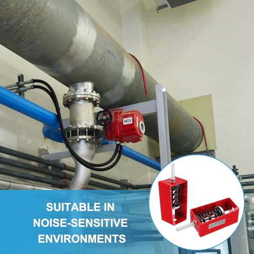 Plafond Spring Vibratie Isolator Houders, Verpakking van 2, 180 kg, Mechanische Vibratie Damper Montage Anti-Vibratie voor A / C Air Processor, Slaapkamer, Theater Studio, (XHS), Rood 5