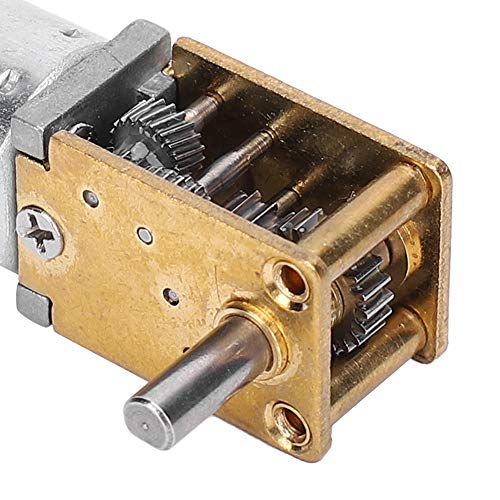 Mini moteur à engrenages 6 V à brosse CC, moteur à engrenages à vis sans fin Micro Turbo 1218GE-N20(DC3V 16RPM) 4