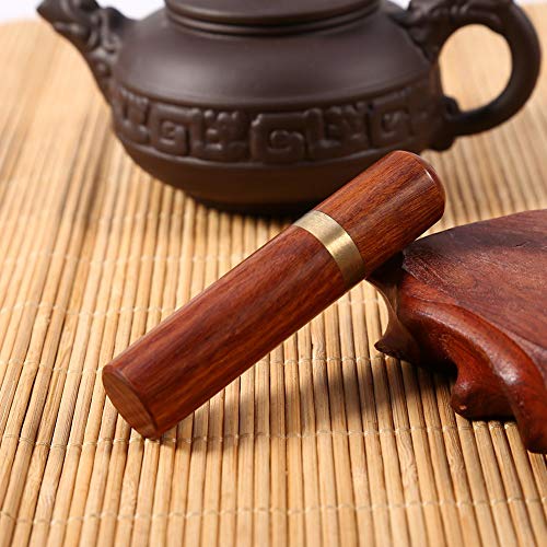Tandenstokhouder draagbare tandenstoker houder Hout Mini tandenstoker doos tas tandenstoker houder Ultralight Travel Kit (Rosewood) 3