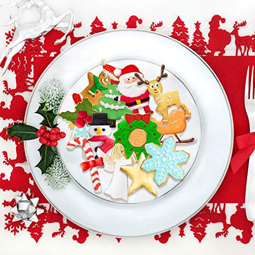 Verpakking van 12 kerstsnijders voor Cookie Protruding Fondant 5