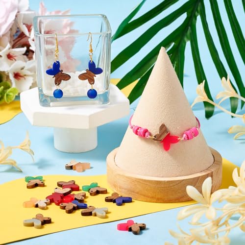 Natuurlijke houten Hars Hangers DIY Oorbellen Charms Houten hangers voor oorbellen ketting verklaringen sieraden Craft... Hars, hars, manen van hars, hars