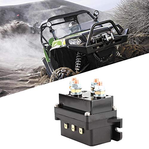 Waarschuwing: 12000LB Winch Solenoid Winches Winch Solenoid Relay Magnet Switch Control Switch 12V 500A Geschikt voor ATV Utv 8000Lb-12000Lb Winch Andere onderdelen 4