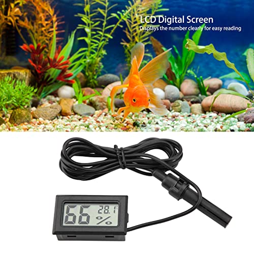 Ingebouwde Mini LCD Thermometer, Hygrometer met externe sonde voor Incubatoren, Brethren, Reptiel Tank, Aquarium, Aquarium