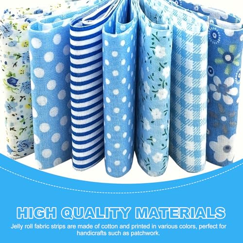 Jelly Roll Stof Strips voor Quilting, 35 stuks Fat Quarters Diverse bundel roll up stof patchwerk roll voor het naaien DIY ambachten 4