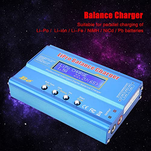 B6 80W digitale LCD Balance Charger Lozing Parallel Lader voor LLiPo NiMH RC Batterij (EUPlug) 5