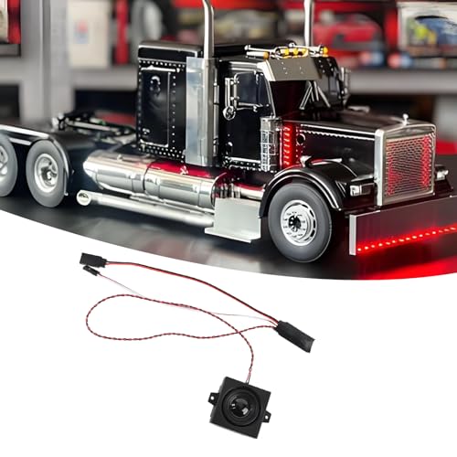 RC Engine Sound Simulator, met 5W Speaker, Plastic Koper RC Motor Simulation Sound Group voor 1/10 1/8 1/6 RC Type Car Crawler Racing Accessoires 3