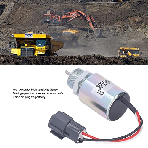 Fuel Shut-Off Solenoid Valve 3725 12 30A87-00040 30A87-20402 Stainless Steel Stop Solenoid For L3E S3L S4L L3P 4